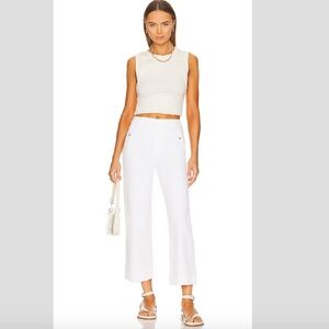 SPANX Stretch Twill Cropped Wide Leg Pant